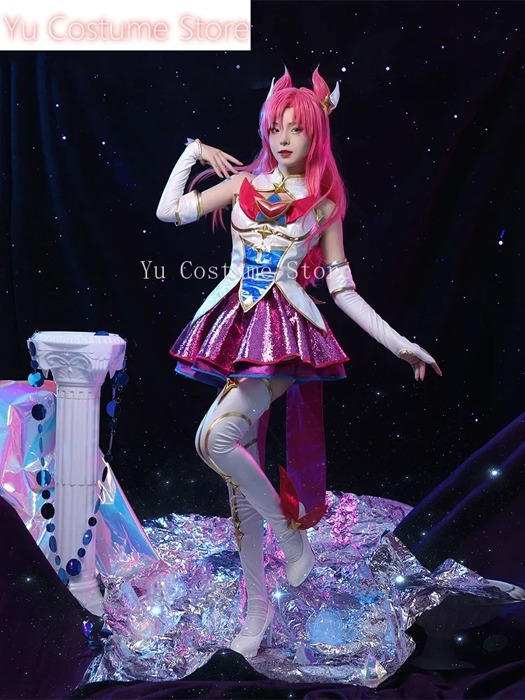 Yu CostumeLOL Star Guardian Kaisa disfraz de Cosplay Kai'Sa juego Anime uniforme de fiesta Halloween ropa de juego de rol nuevo conjunto completo vestido