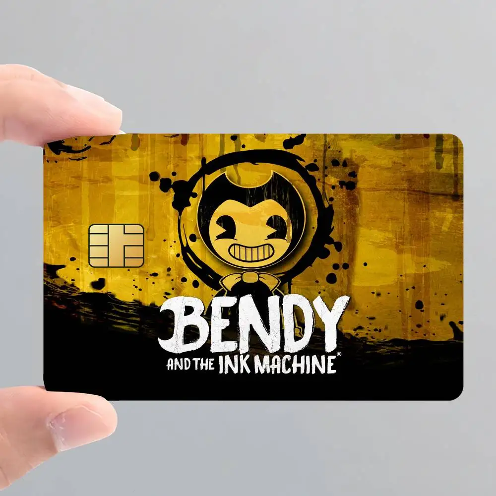 B-Bendy and the ink M-achine Hot Sale Decor Exquisite Card Sticker for Debit Credit Bank Cards Skin Cover Gift Student