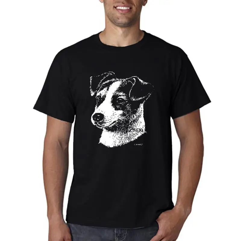 Title: Jack Russell Terrier T-shirt Dog Breed Portrait Face Tee Mens Dog Person Gift(1)