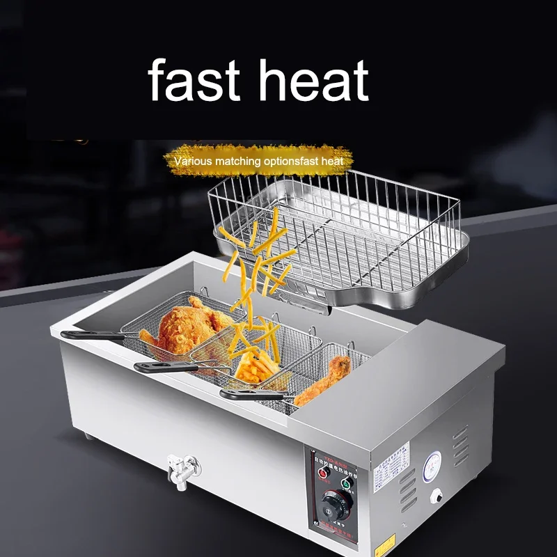 

Household 220v 3000W Frying Fritters Machine Commercial Large Capacity Electric Fryer Frying Twist Hemp Balls Automatic Constant