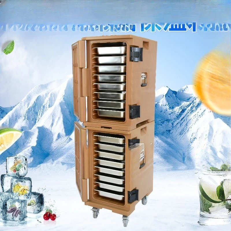 

Double-layer rotational molding food incubator, refrigerator, school group meal insulation cabinet