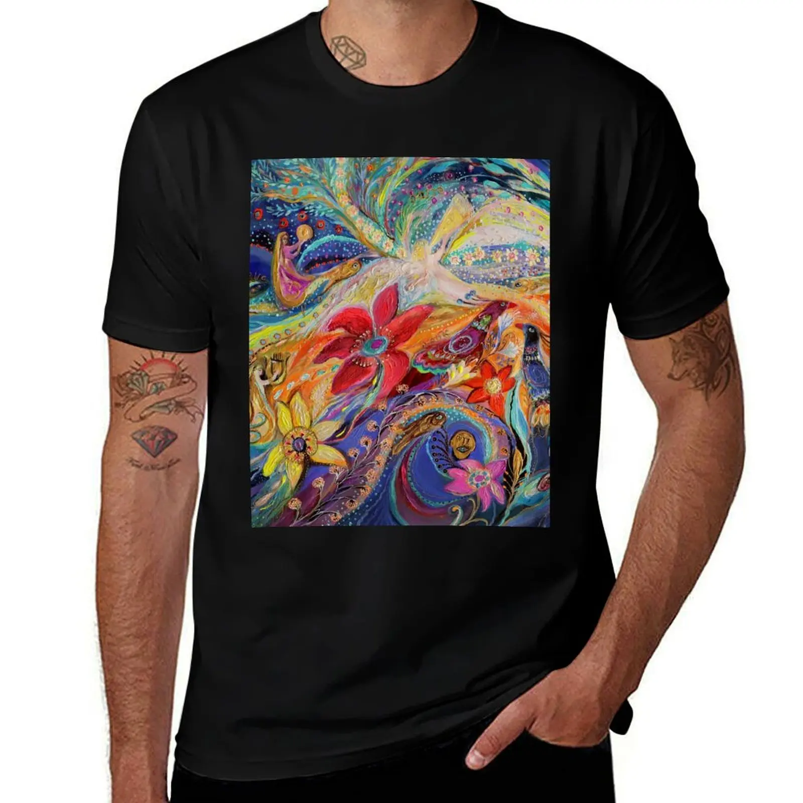Praise him with the timbrel and dance T-Shirt Basic Plain Tee for Spring and Summer T-Shirt