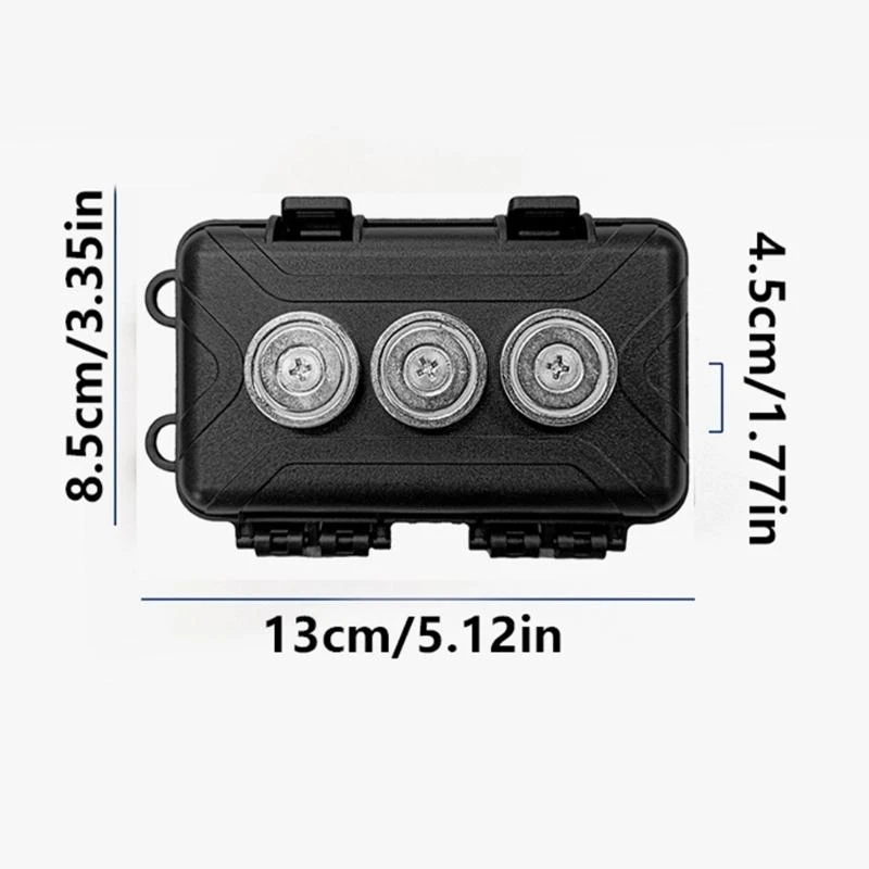 Sotto tastie nascondere l'auto Tasto arrugginito Hider Hider Multifunctional Box Box Contenitore