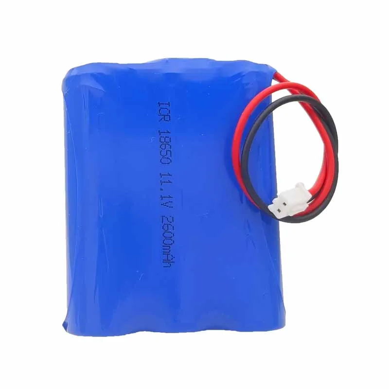 Akumulator 18650 11.1V 2600mAh Li-ion 3S1P do pistoletu do powięzi, lampy awaryjnej, głośnika Bluetooth z wtyczką XH2.54 — zdjęcie produktu 4