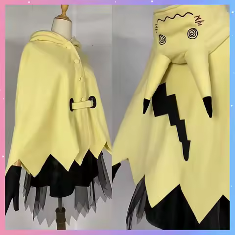 Mimikyu Cosplay Costume Anime Women Dress Up Clothes Halloween Comic-con Carnival Clothing Outfit Party Coser Props Adult Gift
