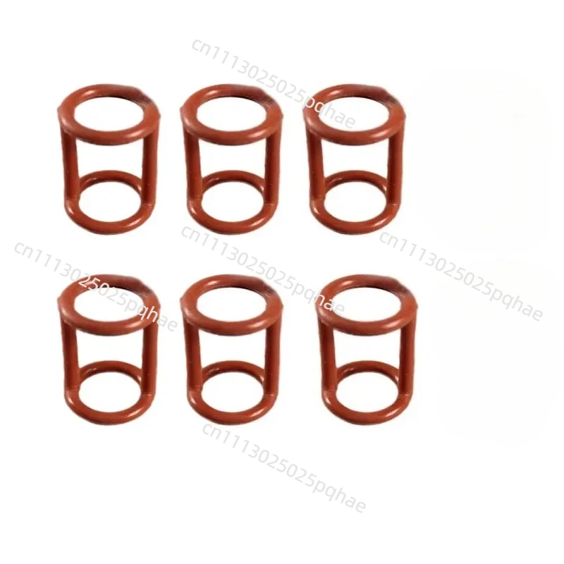 6Pcs H Seal Rings Parts for Soft Ice Cream Machines Beater Rod H-shaped Sealing Ring Accessories