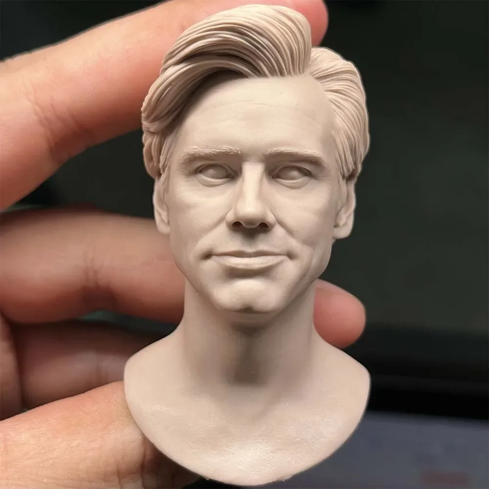 

1/6 Die-cast Resin Model Assembly Kit (Jim Carrey) Head Sculpted Model Toy (55mm) Unpainted Free Delivery