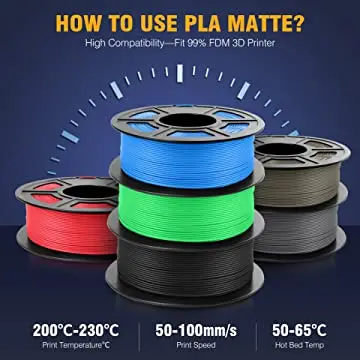 JAYO 1Roll PLA matte 3D Printer multicolour Filament 1.75mm Environmental Material 3D Fast delivery Pen & Printers DIY Gift