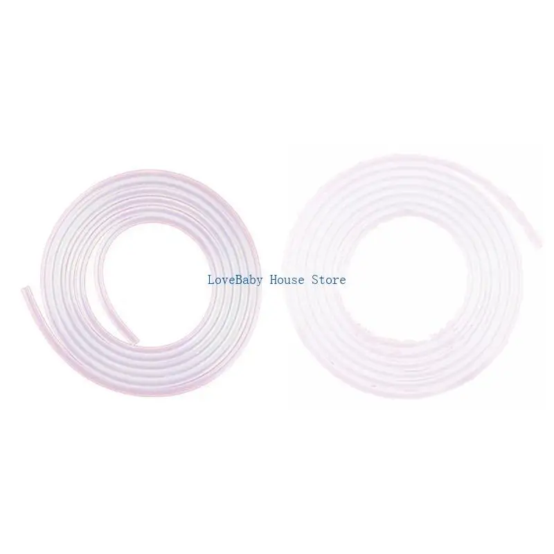 BX0D أنبوب بديل لزجاجة حليب الأطفال خرطوم سيليكون سائل للطعام بتصميم آمن ومرن 100/200 سم