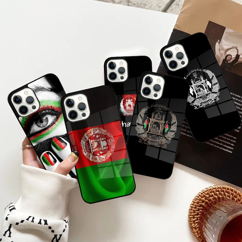 Afghan Afghanistan Flag Banner Phone Case Magnetic for iPhone 15 16 14 13 Pro Max 11 12 Mini Magsafe Wireless Charging Cover