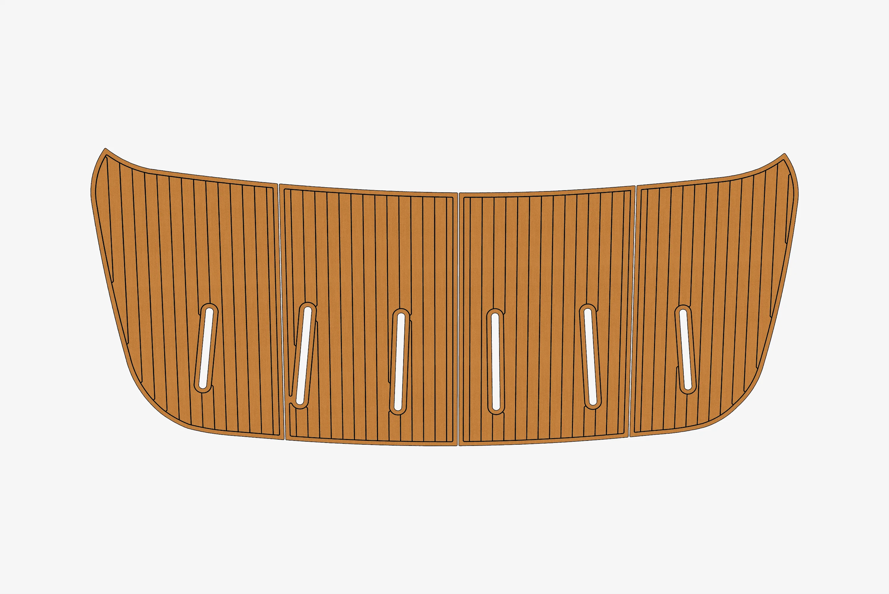 

2003 Baia Azzurra 63 1/4 дюйма, 6 мм, пена EVA, нескользящий морской коврик из тикового дерева, морской ковер, морской пол