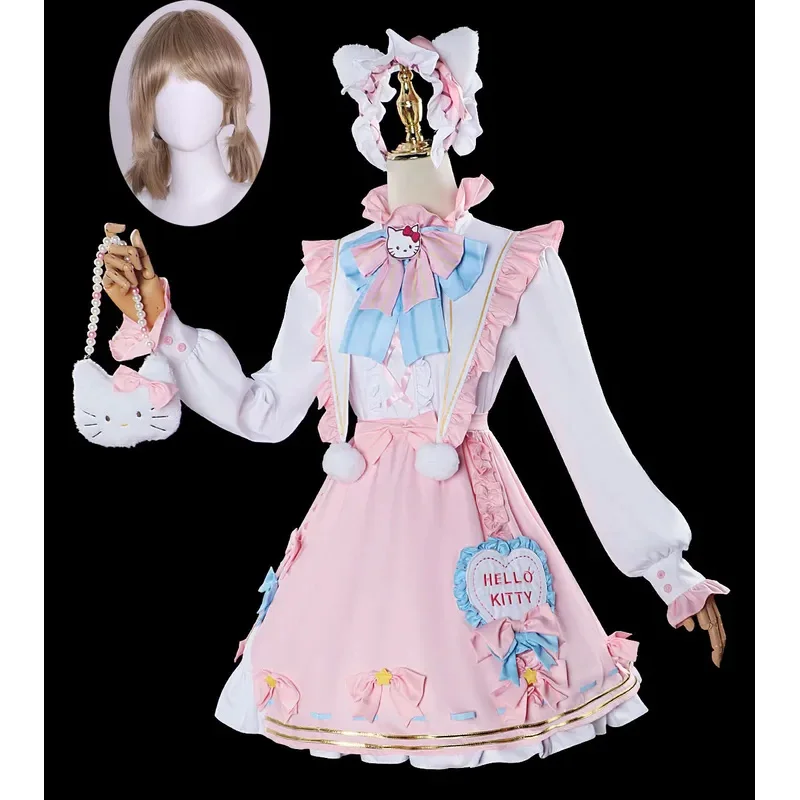 Game Identity V Lisa Beck Emma Woods Joseph Anime Cosplay Costume Gardener Clothes Free Gift Bustle Cosplay Lolita Style Woman