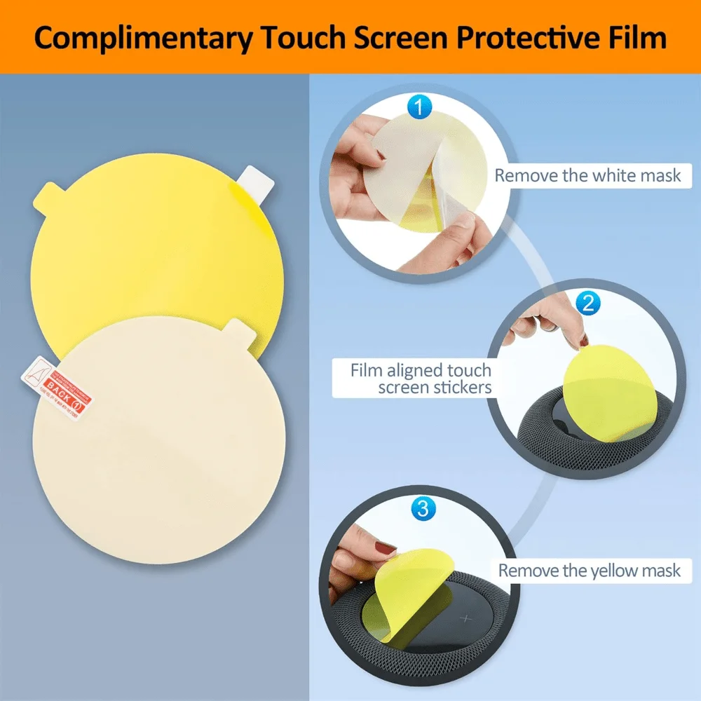 ฝาครอบลําโพงไนลอน HomePod 2 พร้อมผ้าตาข่ายลําโพง - น้ําหนักเบา ประณีต เข้าถึงเต็มรูปแบบ การป้องกันแบบไม่ทําลาย