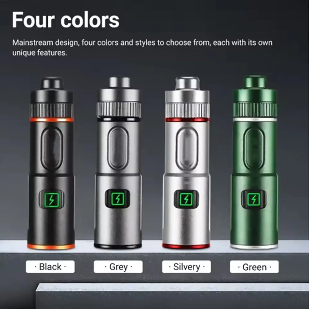 

High Power Mini LED Flashlight 6 Modes Adjustable USB Rechargeable Keychain Flashlight Multifunctional Super Bright