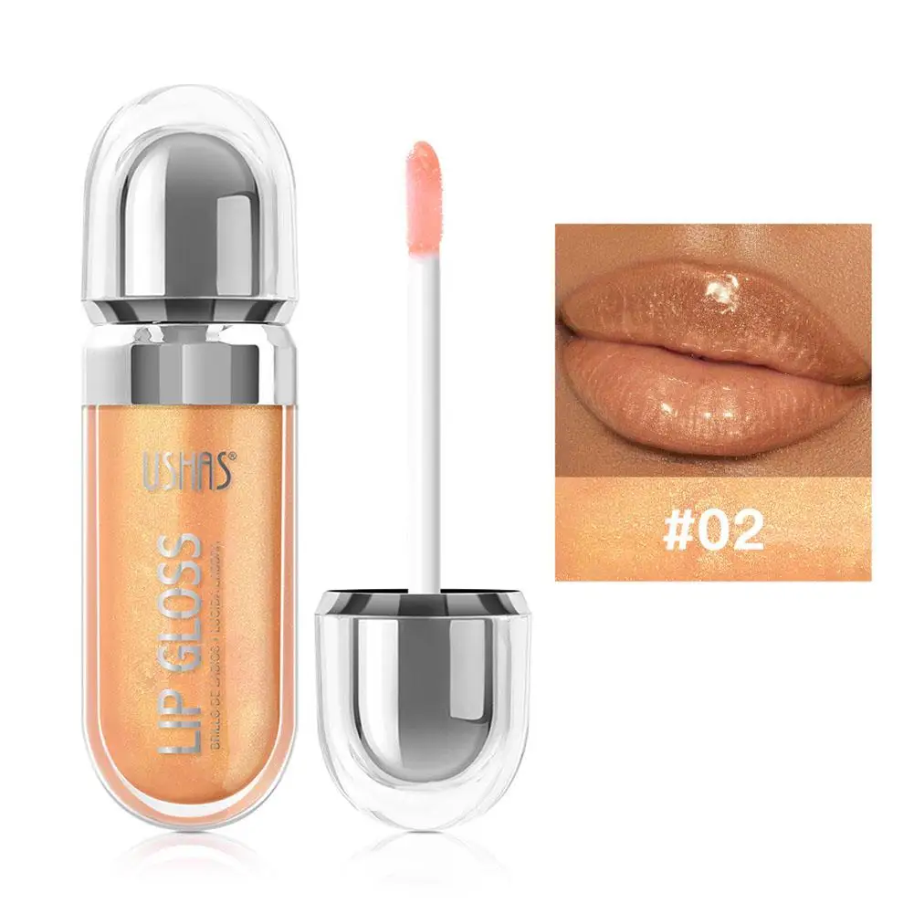 Lip Gloss Long-lasting Moisturizing Easy Halo-dyeing Waterproof Mirror Water Glass Lip Gloss Transparent Color Cosmetic