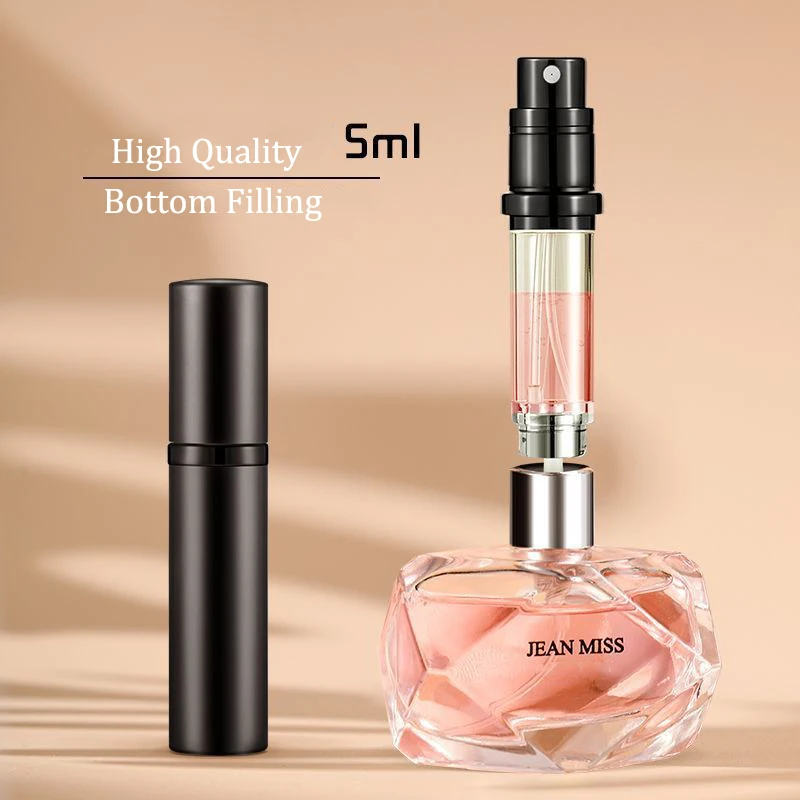 Reis Mini 5Ml Parfum Spuitflessen Navulbare Draagbare Vulling Lekvrije Botteling Vloeibare Bodemvullende Cosmetische Hulpmiddelen