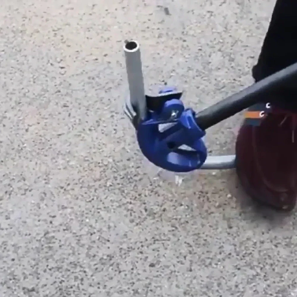 Piegatubi manuale durevole nuovissima Piegatubi per tubi Precisione in acciaio blu per tubi zincati Manuale universale