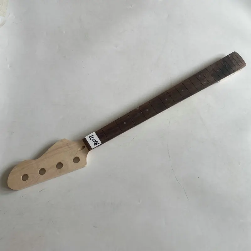 

RN077 Незавершенная 4-струнная электрическая басовая шея без лада, без красок, 20 ладов, клен с палисандровым деревом для весов своими руками, длина 864 мм
