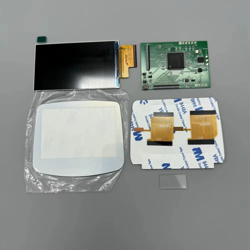 2.9 "originele grootte IPS LCD-scherm met hoge helderheid voor Gameboy Advance GBA Ondersteuning Pixelmodus Display Warm licht schermen