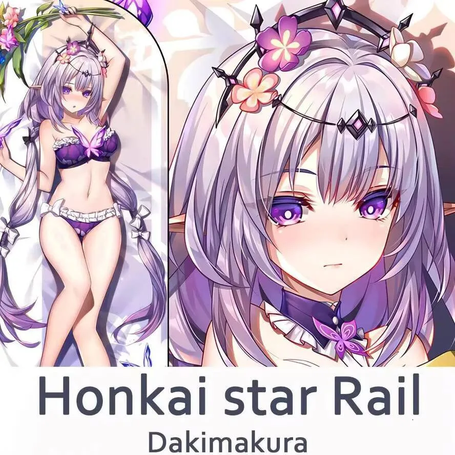 

Наволочка для тела Star Rail Castorice Honkai Dakimakura 2WAY Hing Аниме Подушка