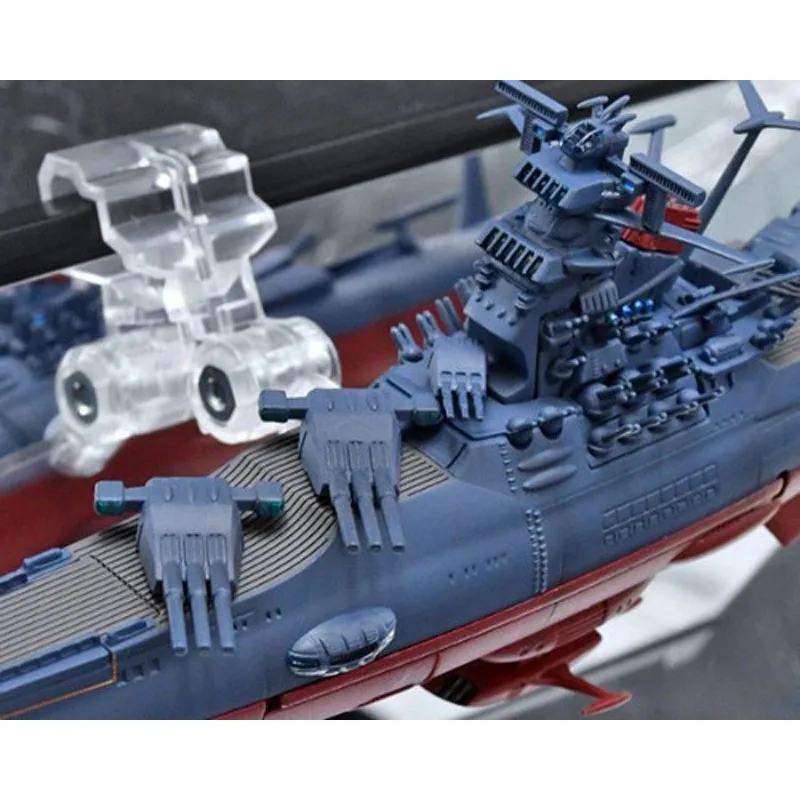 반다이 오리지널 키칸 타이젠 우주 전함 야마토 165mm 애니메이션 액션 피규어 소년을위한 장난감 크리스마스 선물 소장 모델