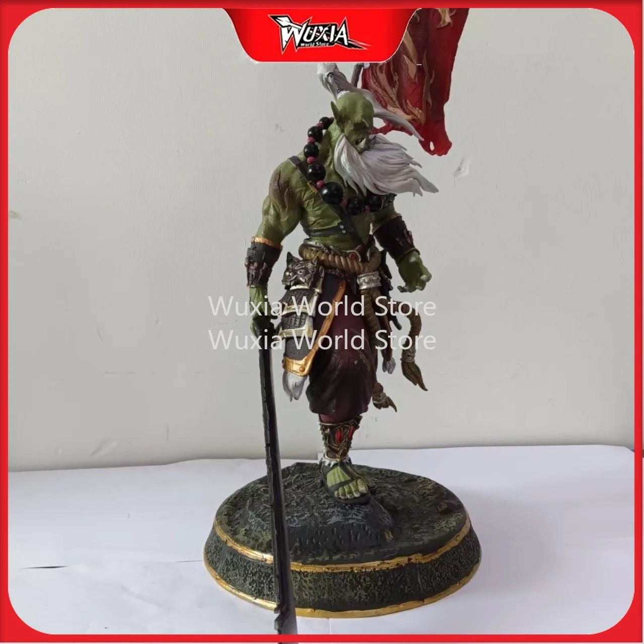 

45 см лезвие мастер самуро фигурка Warcraft аниме окружающие фигурки коллекция настольный орнамент украшения лучшие подарки для мальчиков