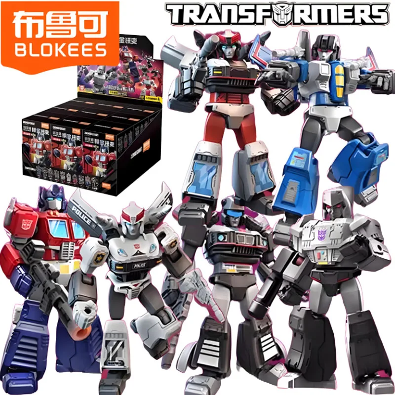 

BLOKEES GALAXY VERSION Transformers 1st Edition Building Block Model Optimus Prime Megatron Movable Assembly Toy Collection Gift