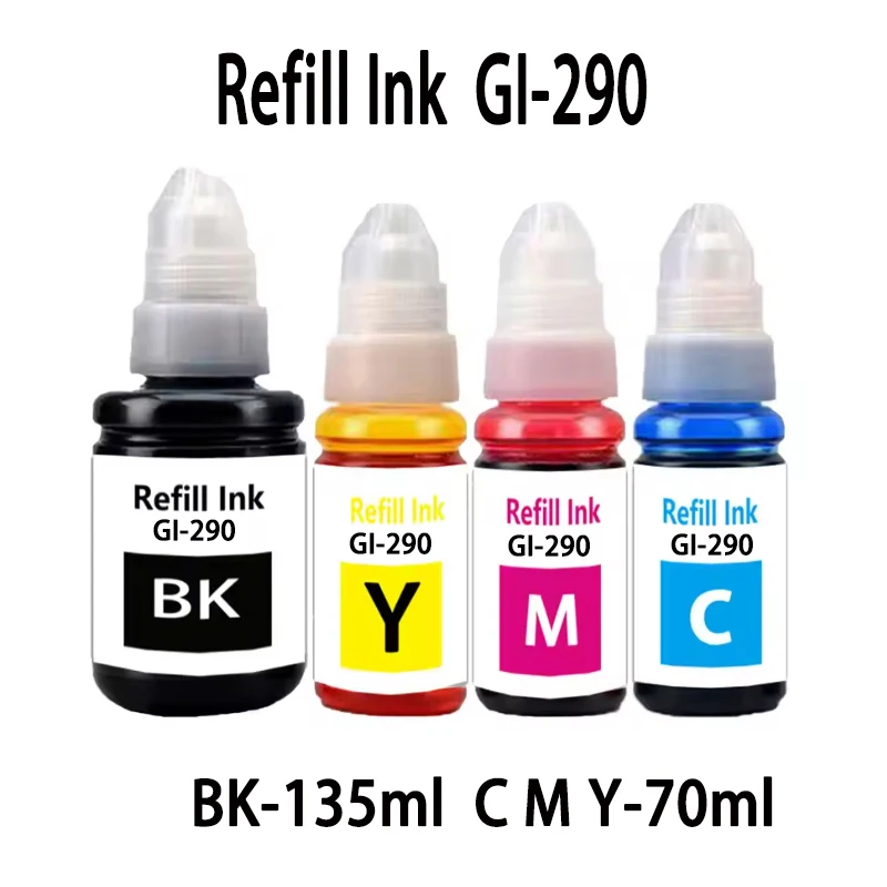 GI-290 Refill Ink Bottle for Canon PIXMA G1200 G2200 G3200 G4200 G4210 Printer