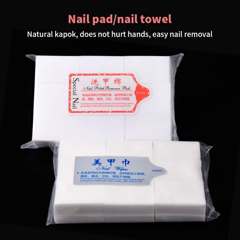 600/630Pcs Gel Nagellack Entferner Gel Polish Reiniger Maniküre Nagel Entferner Fusselfreie Tücher Reiniger Papier Pad