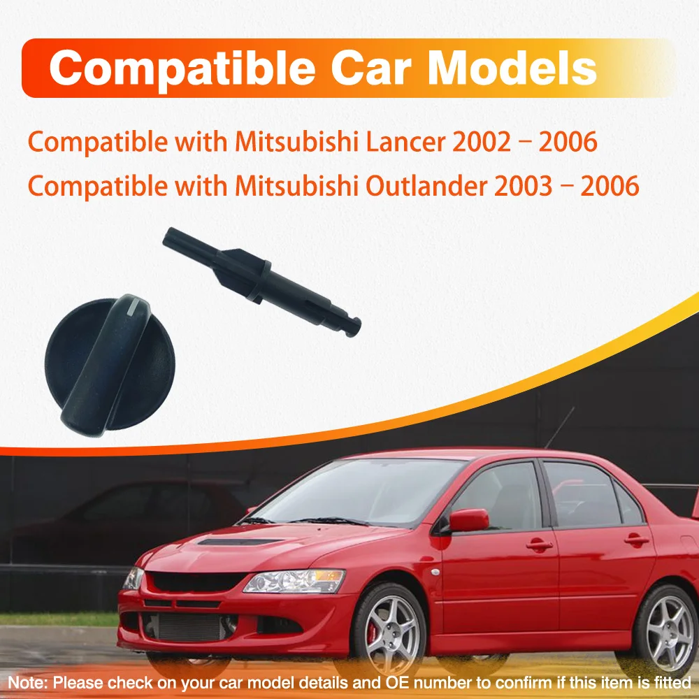 AC Heater Climate Control Panel Knob Kit for Mitsubishi Lancer Outlander 2003 2004 2005 2006 BMD-500-14-01 BMD5001401 view 3