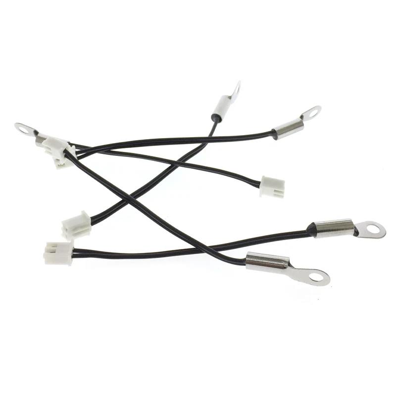 1PCS 10K B3380 Surface Fixed Temperature Probe M4 Pore Diameter 4 MM NTC Thermistor  Sensor Long 7CM XH2.54-2P Plug