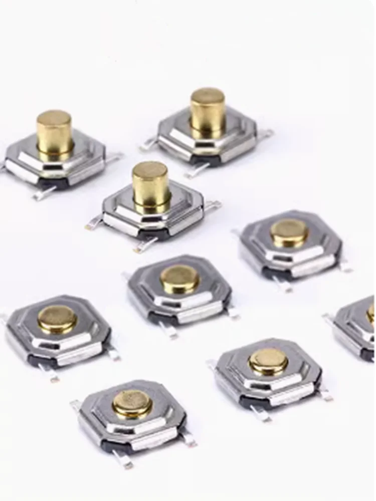 50 stücke SMD Tactile Tact Push Button Micro Schalter 4*4*0,8 1,5 1,7 2 2,5 3 3,5 4,3mm Momentary Push Button Kupfer Kopf – Detail 2