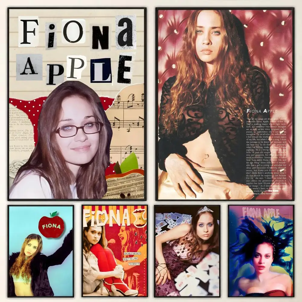 Fiona Apple McAfee Maggart Singer Piano Pop Album Style Poster Aesthetic Art Print for Bedroom & Living Room Decor, Unframed