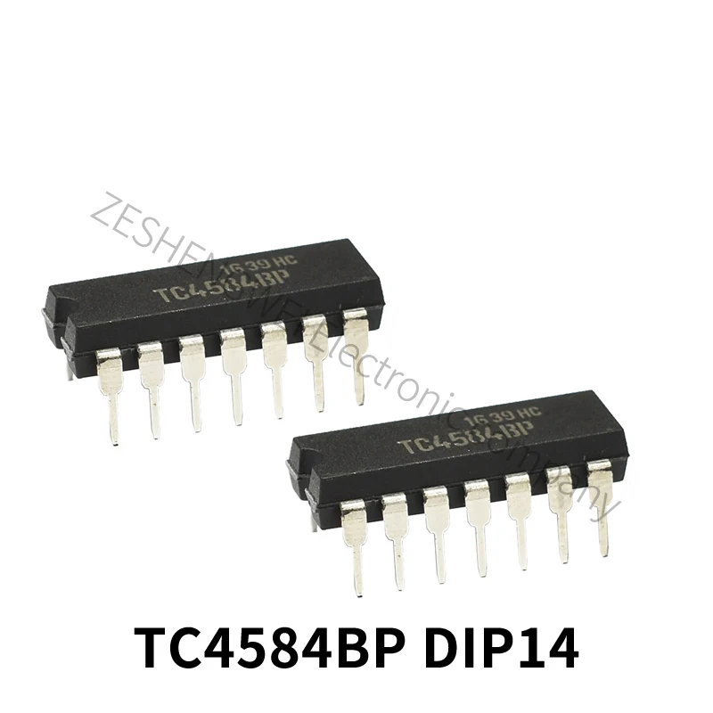 5PCS TC4584BP TC4584 DIP-14 Hex Schmitt Trigger Chip In Stock