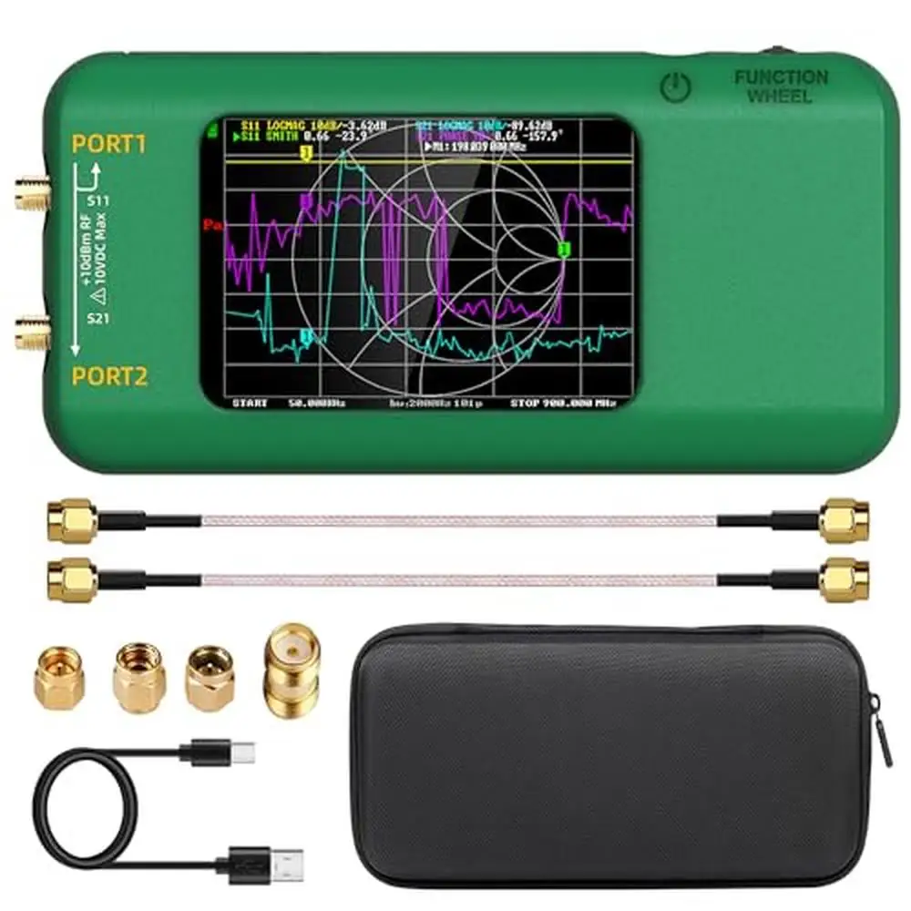 10KHz-1.5GHz Handheld Vector Network Analyzer with 3.98