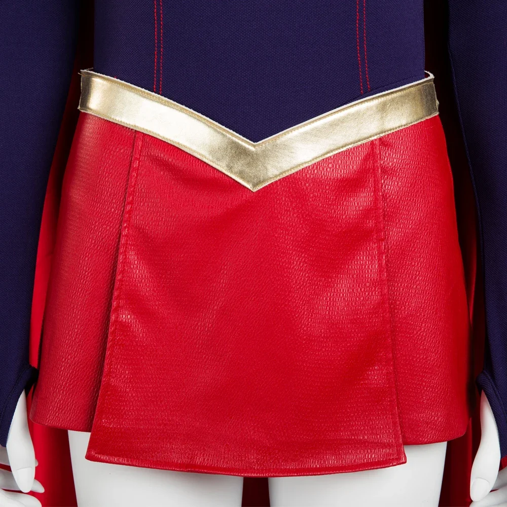 أزياء الهالوين النسائية كارا زور إل التأثيرية بذلة تنورة عباءة غطاء الحذاء مجموعة كاملة بدلة معركة البطل النسائية مقاس مخصص #5