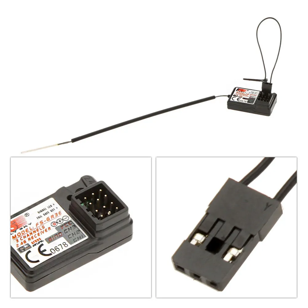 

Приемник дистанционного управления Gr3e Gt2b Gt2 Gt3b Gt3c 2.4 ГГц, черный, 3-канальный, для радиоуправляемых машин и лодок, защита от потери сигнала, Rm2322-1