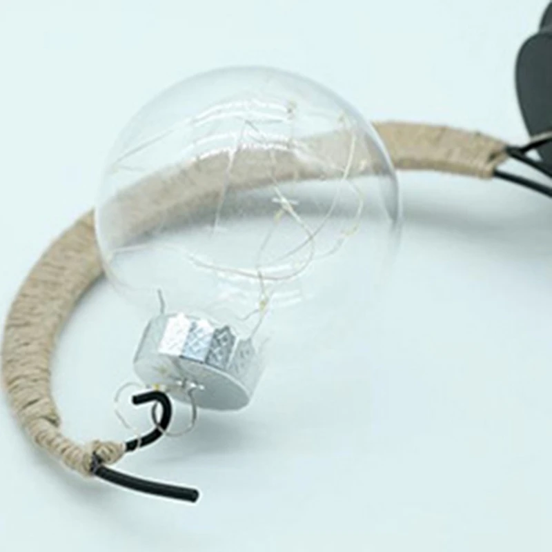 Lámpara LED con forma de bola de Luna, lámpara de mesa de bola de deseos de corazón de niña, decoración de dormitorio, luz nocturna