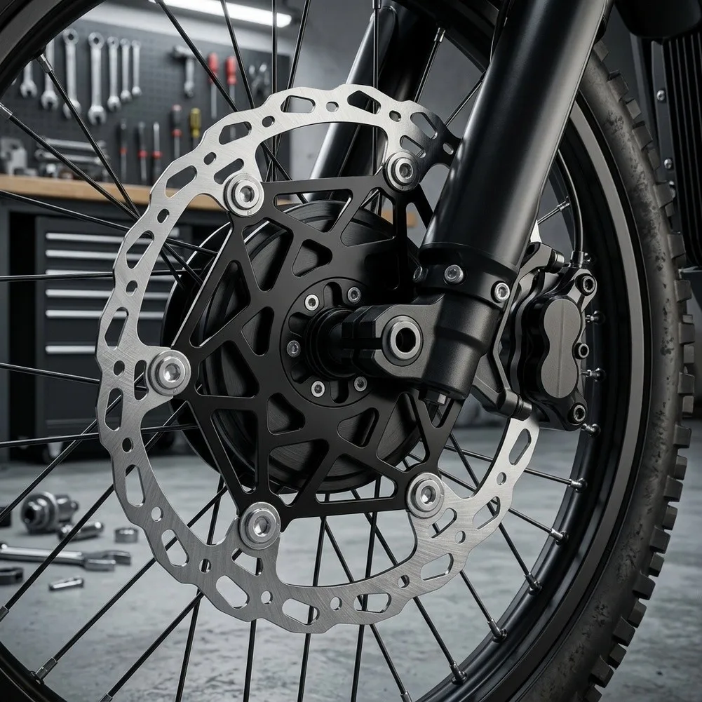 250mm Floating Brake Disc Compatible with For surron For light Bee For ultra Bee Dirt Bike Brake Assemblies and Mounts