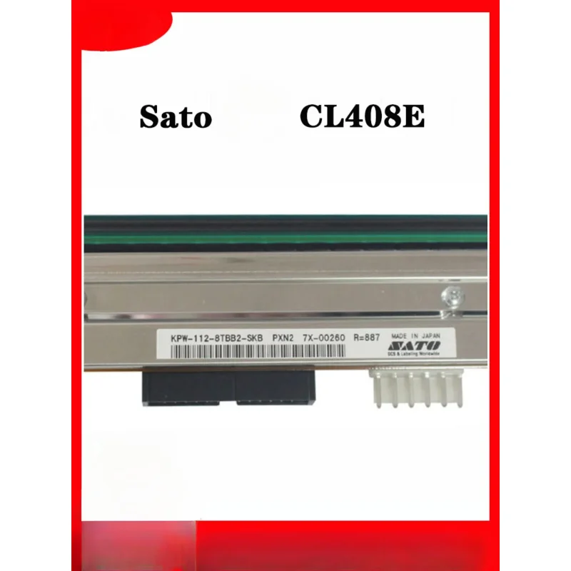 

Для Sato Original CL408E Печатающая головка MR400E Ленточная головка LM408e Печатающая головка 203 точек на дюйм Версия Kyocera
