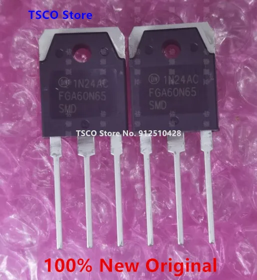 FGA60N65SMD  100% new original  IGBT TO-3P  650V 60A 10piece