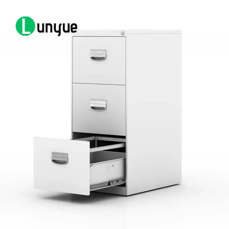 Steel Vertical Filing Cabinet For A4 F4 Hanging Files Office Storage Organizer Durable Metal Document Folder Rack Home