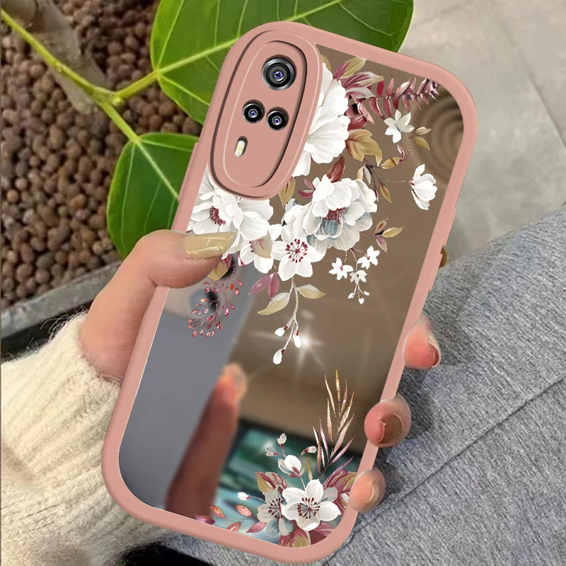 Case For Vivo Y53S Y95 Y93 Y91C Y78M Y77T Y51A 2021 Y50 Y77E Y77 Y91 Y85 Y78 T1 Y72 Y66 Phone Cover Cute Flower Pattern Covers