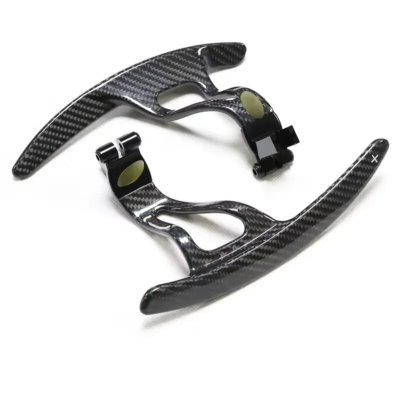 Lightweight Durable Dry Carbon Fiber Interior Trim Steering Wheel Shift Paddle Covers FOR GTR R35 2008-2016