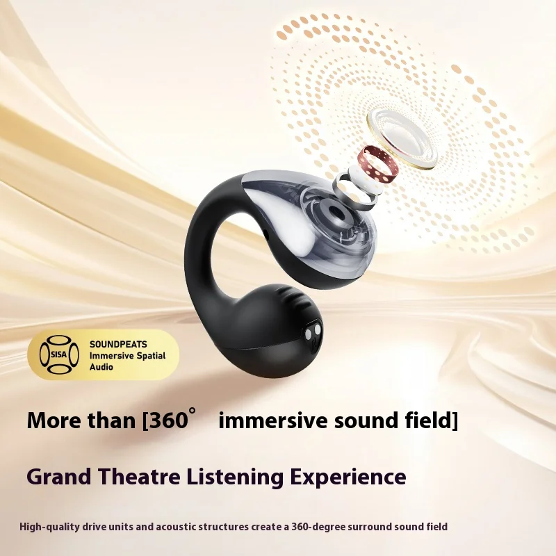 SoundPEATS CC Pro سماعة لاسلكية تعمل بالبلوتوث سماعة 12 ملم صوت ستيريو ديناميكي مغناطيسي مزدوج عمر بطارية طويل سماعات أذن رياضية مخصصة