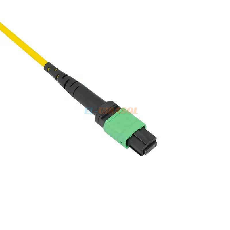 12 núcleos sm os1 g657a1 b tipo 3.0mm mpo (f) para mpo (f) 1m 2m 3m 5m 10m cabo de remendo de fibra óptica 12f mpo (f)-mpo (f) tipo b ftth