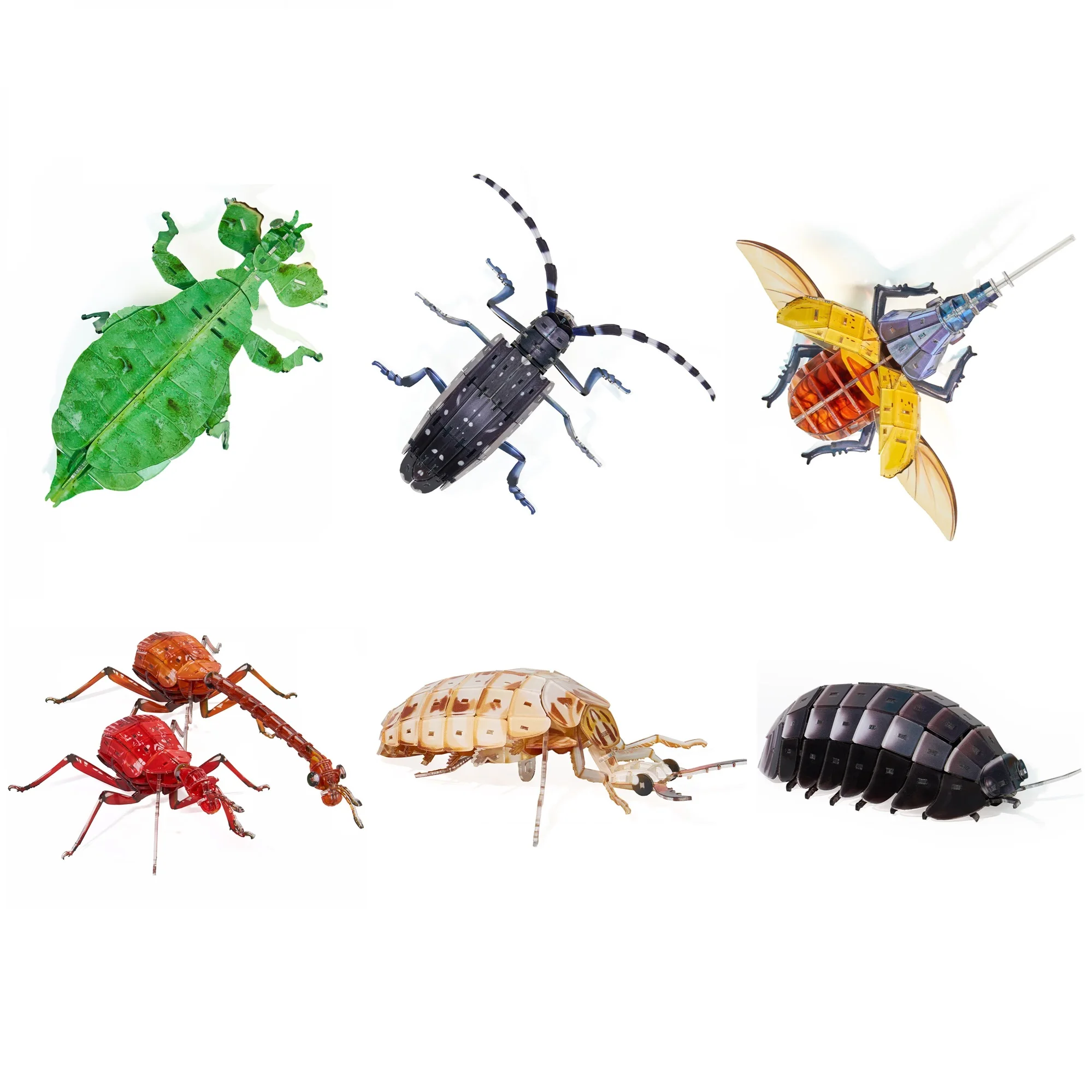 3D Puzzle Insect Animal Ladybug Mosquito Beetle‌ Ant Butterfly Assembly Model DIY Manual Puzzle Jigsaw Toys For Kids Adult