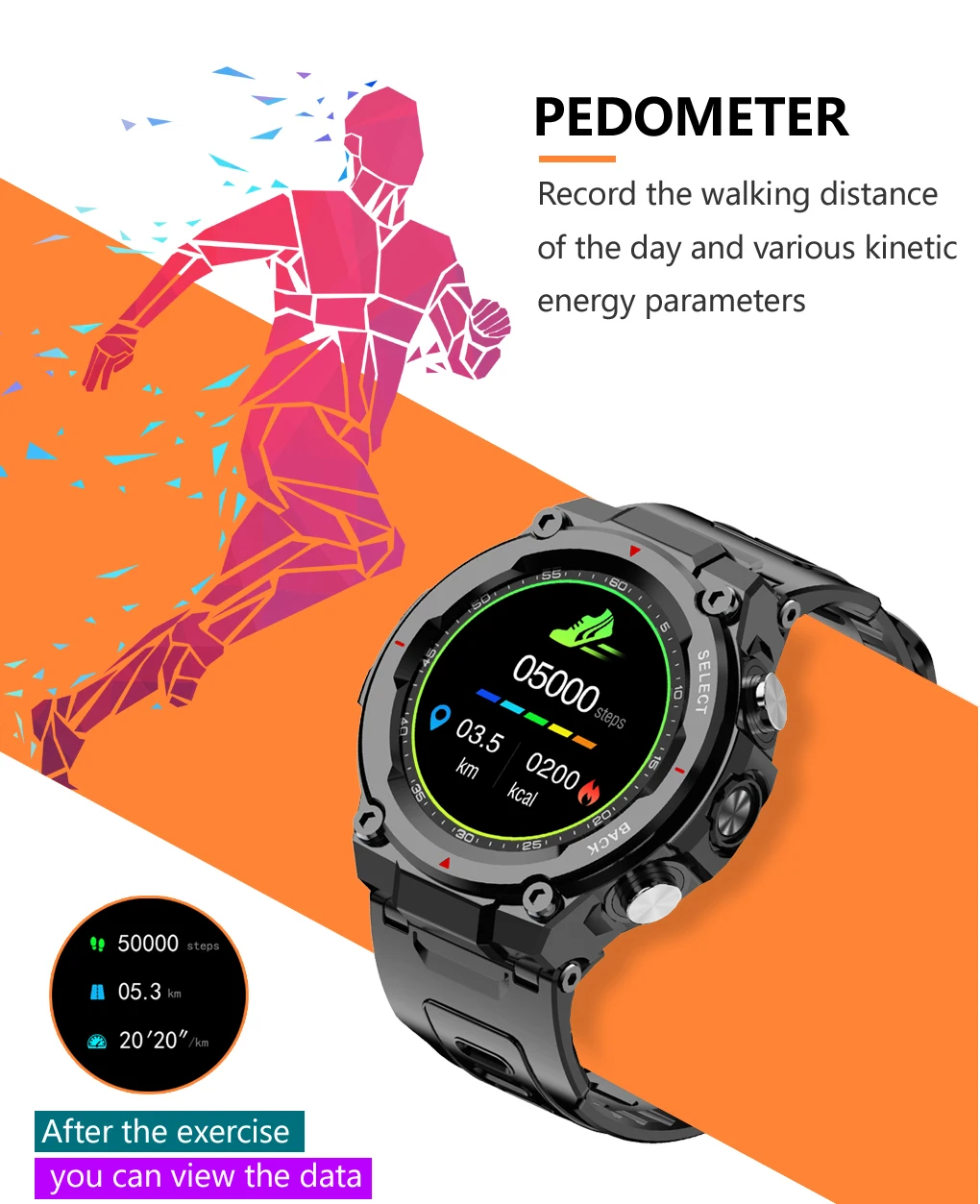 WATCHSDV 600mAh Full Touch Screen Fitness Tracker Smart Watch Men Women Kids Heart Rate Monitor Smartwatch For Android iOS