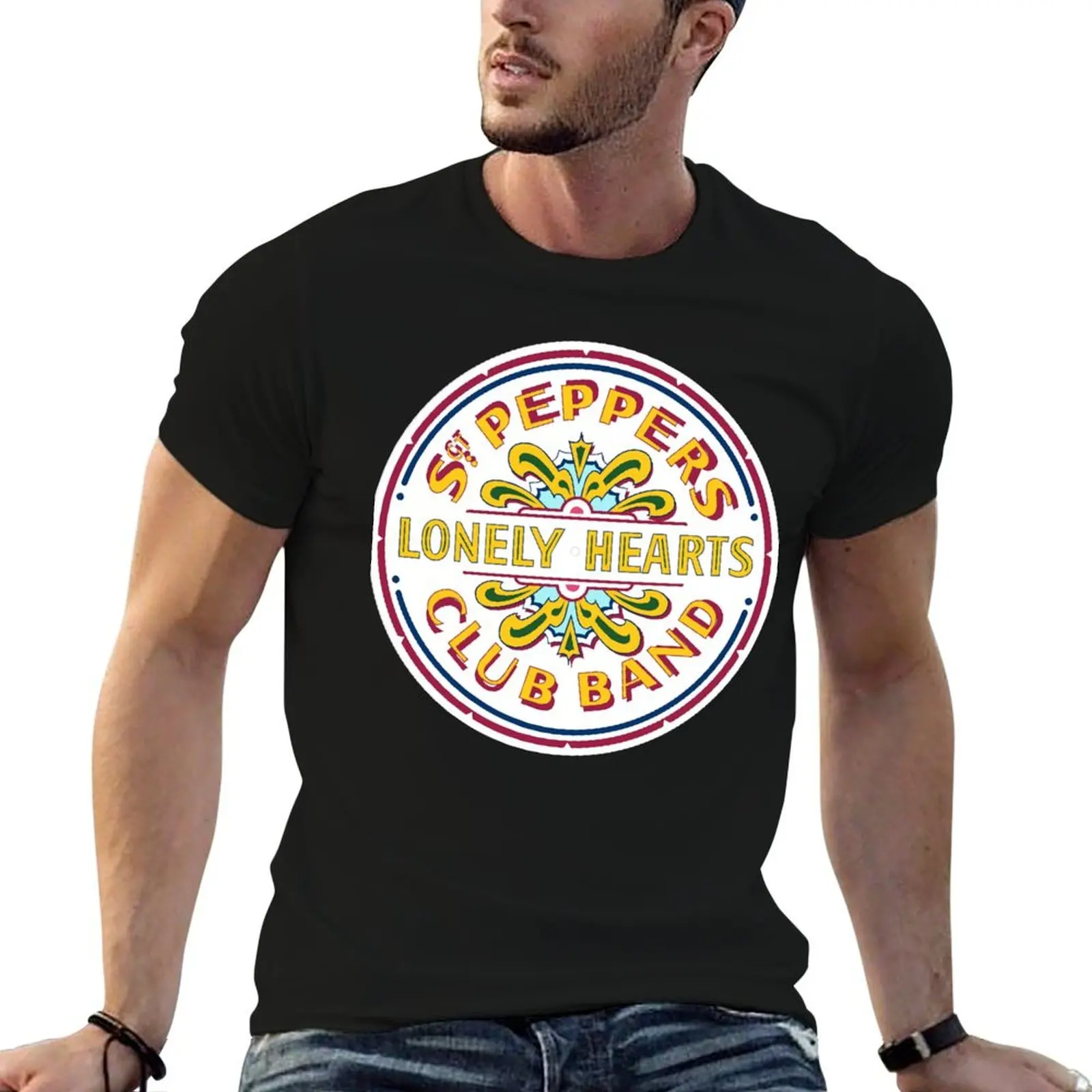 [HIGH QUALITY] Sgt Pepper Logo T-Shirt Breathable Lightweight Summer Top