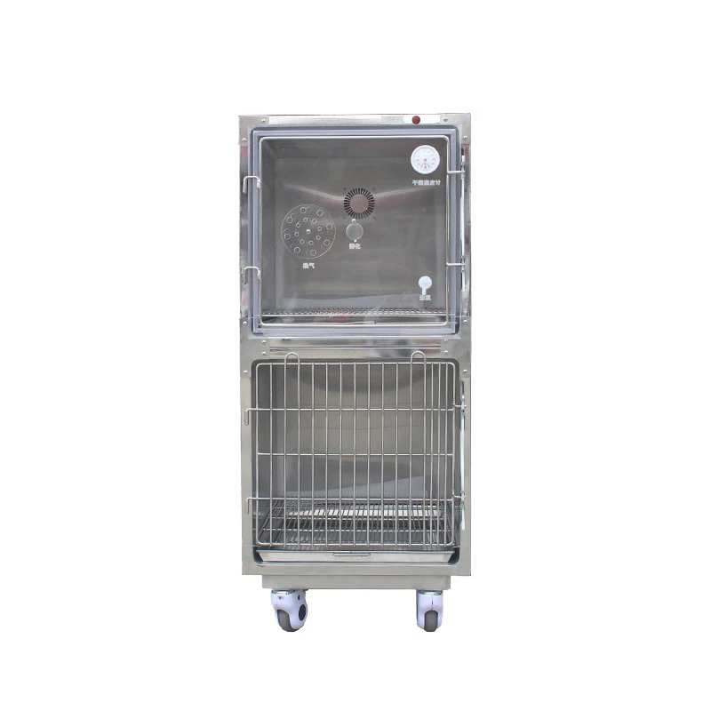 

Professional Veterinary Equipment Controlled Oxygen Dog Icu Cage Stainless Steel Veterinary Cages